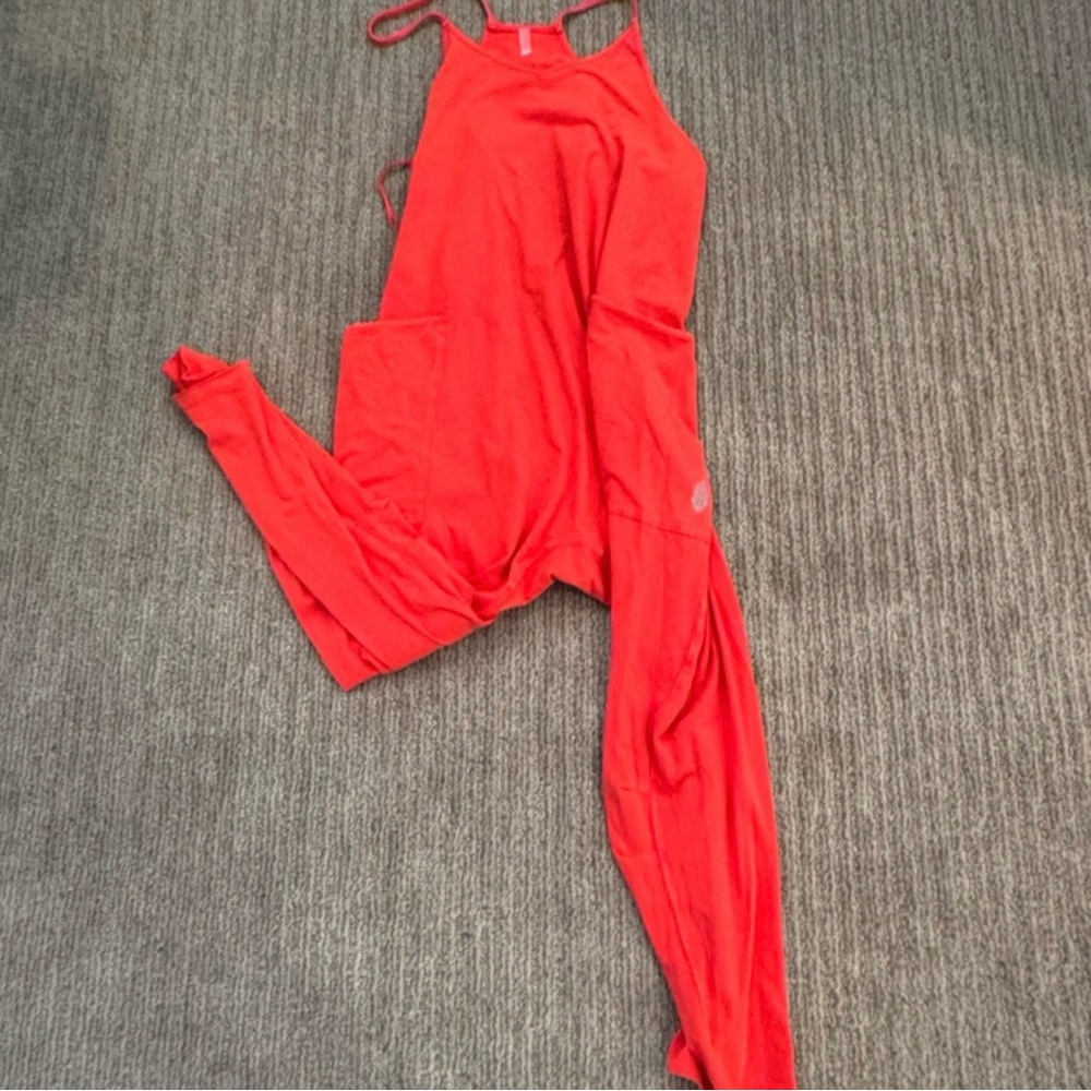 Free People Hot Shot Onesie - Scarlet - Picture 3 of 5